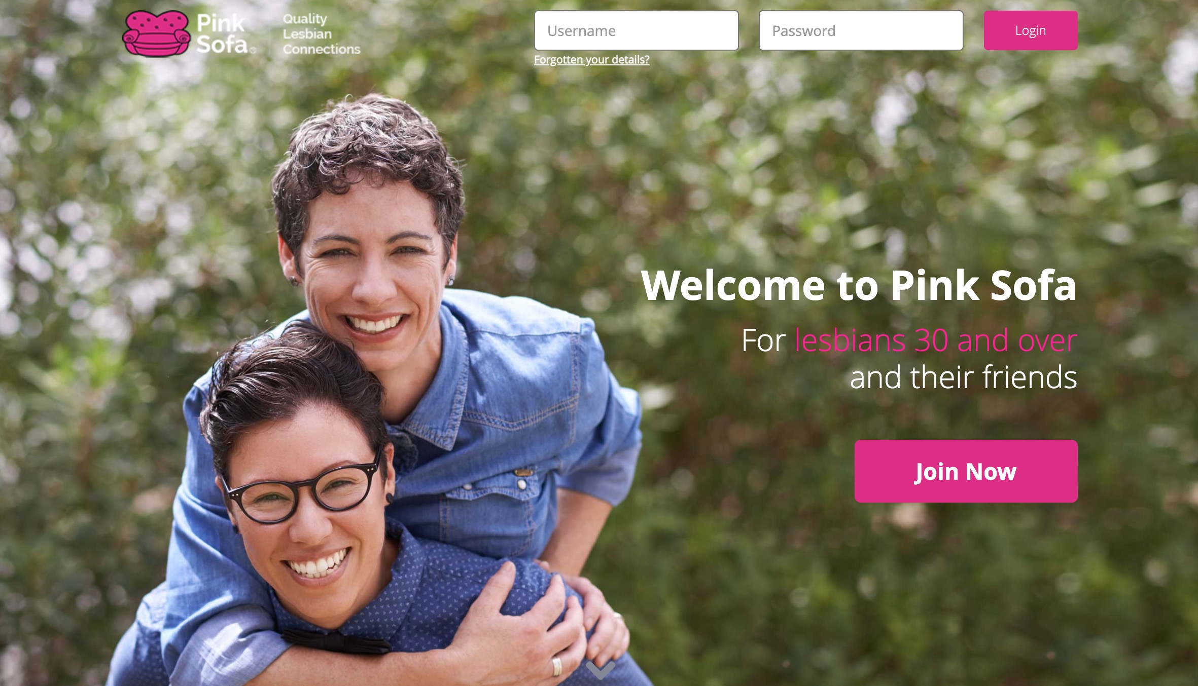 PinkSofa main page