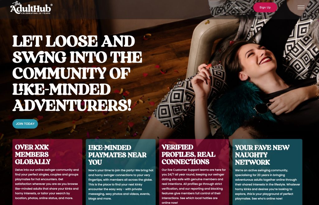 Adult Hub features